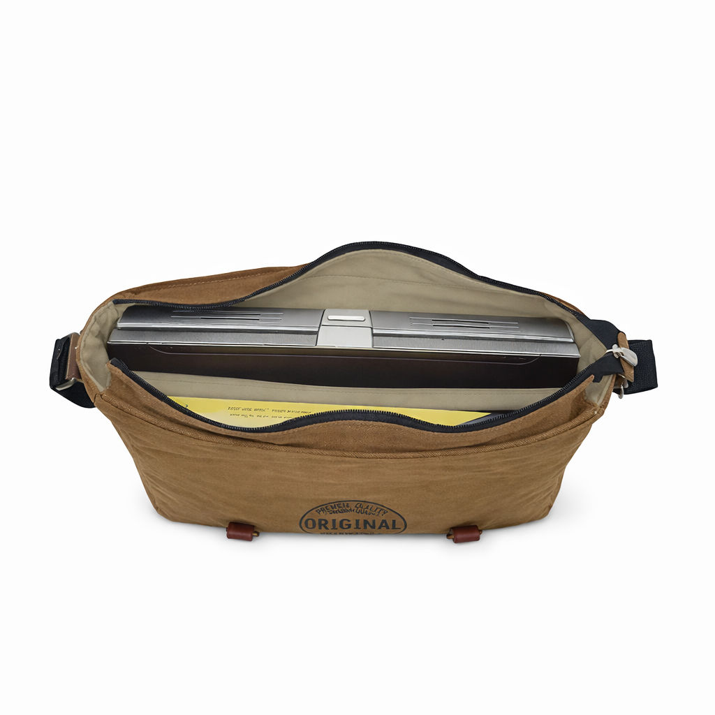 Brown Unisex Laptop Messenger Bag for Everyday Use